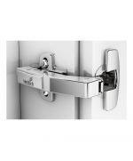Hettich - Sensys Angle Hinge W90 With Integrated Silent System - Inset Opening Angle 95° + Cross Mounting Plate