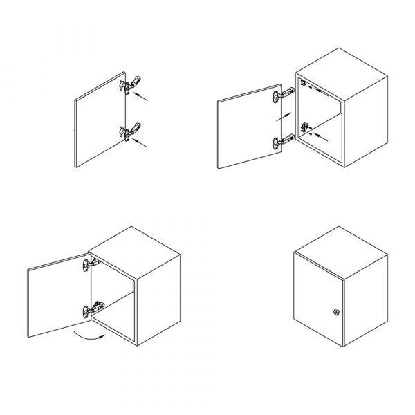 Hettich - Cross Mounting Plate